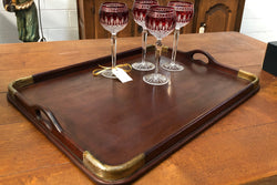Beautiful Edwardian Mahogany Tray | Antique & Vintage | Moonee Ponds Antiques | Australia Wide Delivery