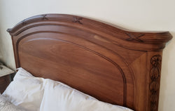 Fabulous French Walnut Queen Bed | Antique & Vintage | Moonee Ponds Antiques | Australia Wide Delivery