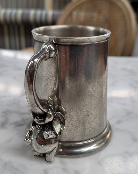 Royal Selangor pewter christening mug featuring an Elephant - Boxed. It has been sourced from locally and is in good original condition, please view photos as they help form part of the description.