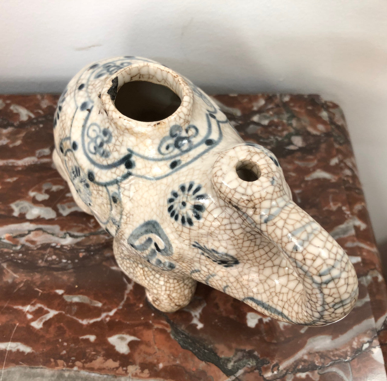 An Interesting Vintage Oriental Ceramic Elephant | Antique & Vintage | Moonee Ponds Antiques | Australia Wide Delivery