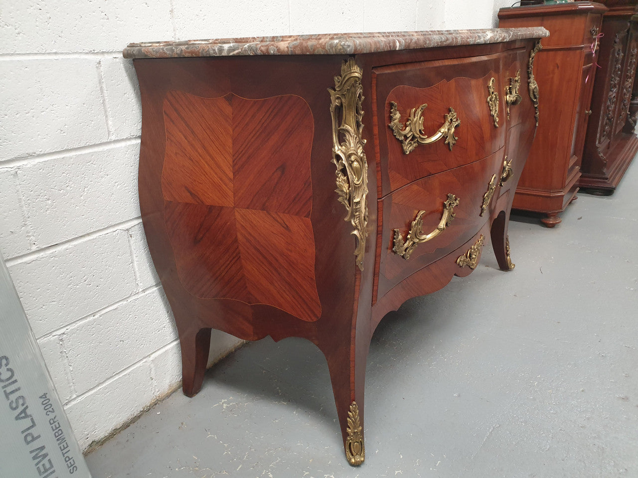 19th Century French Louis XV Style Commode With Marble Top | Antique & Vintage | Moonee Ponds Antiques | Australia Wide Delivery
