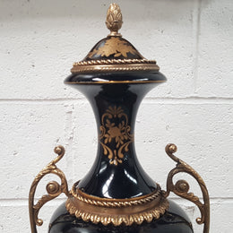 Vintage Sevres Style Hand Painted Vase