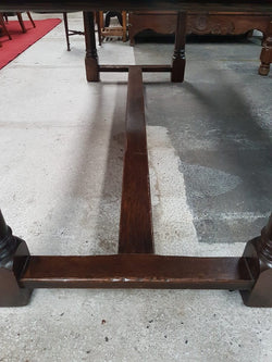 Late 20th Century French Oak Refectory Dining Table | Antique & Vintage | Moonee Ponds Antiques | Australia Wide Delivery