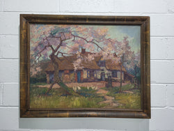 Stunning French Oil On Canvas Signed By Prosper Bosteels | Antique & Vintage | Moonee Ponds Antiques | Australia Wide Delivery