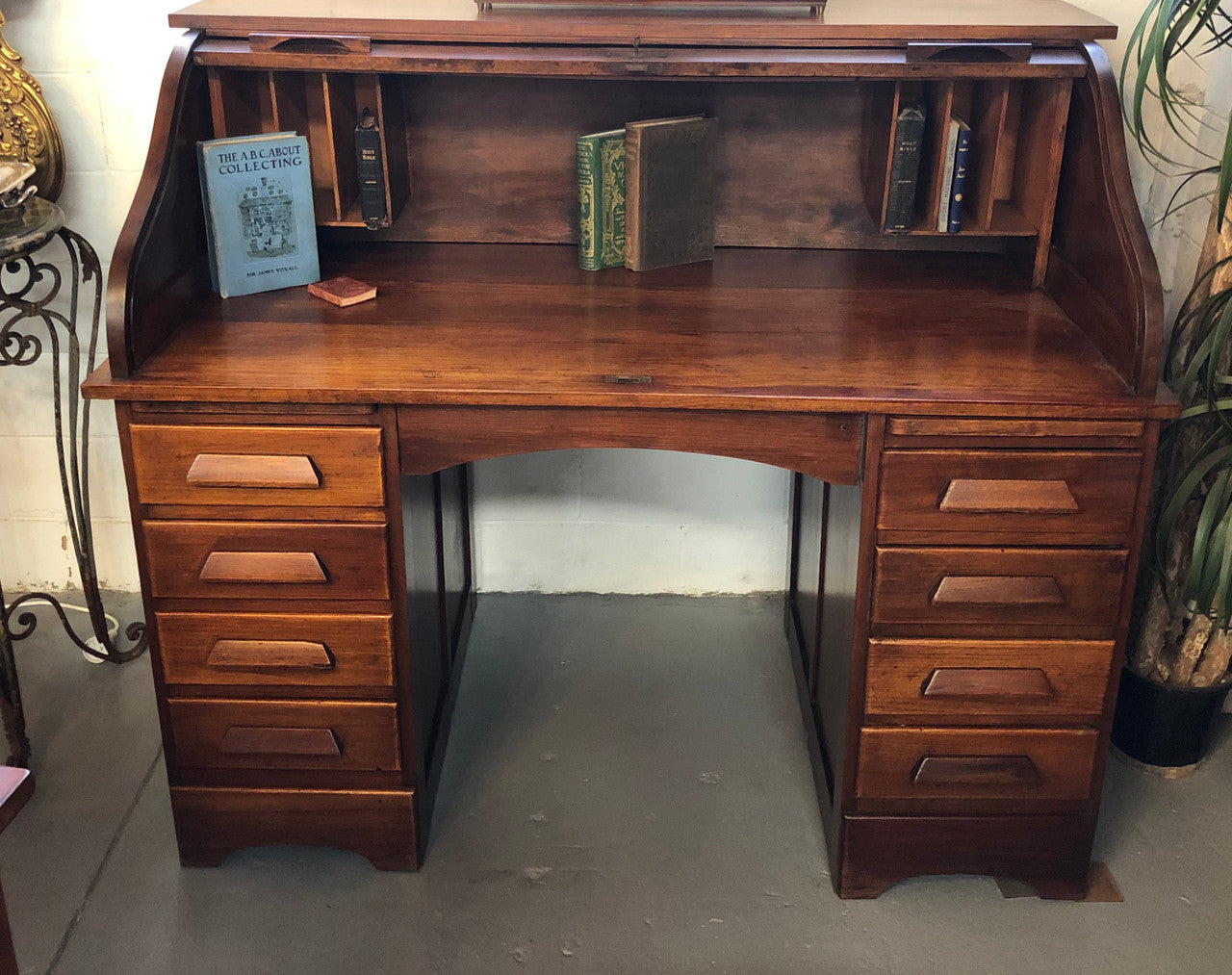 Fabulous Australian Roll Top Desk | Antique & Vintage | Moonee Ponds Antiques | Australia Wide Delivery