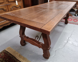 French Oak Spanish Style Farmhouse Table | Antique & Vintage | Moonee Ponds Antiques | Australia Wide Delivery