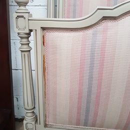 French Queen Size Upholstered Bed
