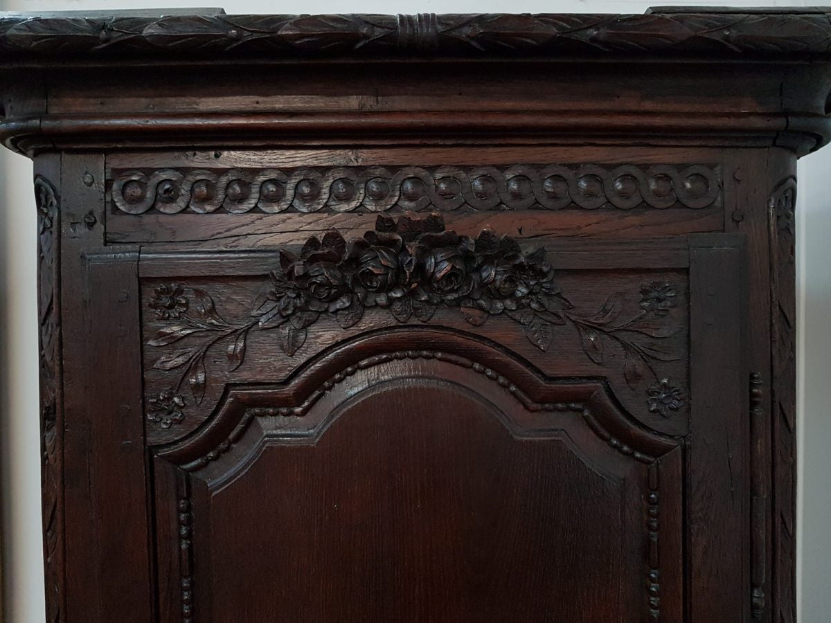 1780's French Bonnetiere Single Door Armoire | Antique & Vintage | Moonee Ponds Antiques | Australia Wide Delivery