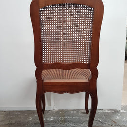 Set Of Six French Cane Chairs