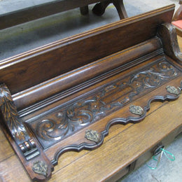 Carved French Oak Hat Rack