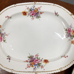 Royal Crown Darby Serving Set Two Plates & Tureen For Sale At Moonee Ponds Antiques