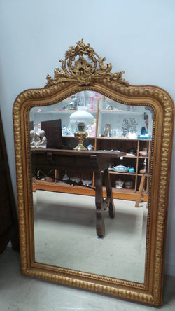 Large French Napoleon III Mirror | Antique & Vintage | Moonee Ponds Antiques | Australia Wide Delivery
