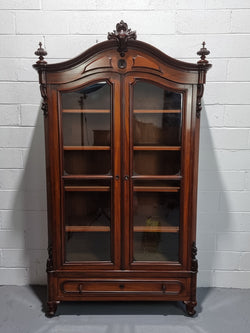 Sensational Antique Mahogany Louis XVth Style Bookcase | Antique & Vintage | Moonee Ponds Antiques | Australia Wide Delivery