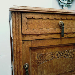 Pair of French Oak Bedside Cabinets-6 | Antique & Vintage | Moonee Ponds Antiques | Australia Wide Delivery