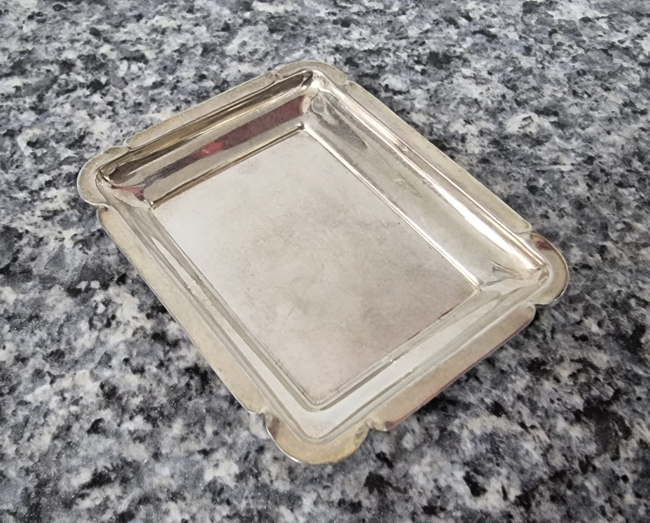 Antique Sterling Art Deco Pin Tray
