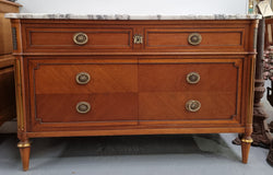 Louis XVI Style Mahogany Marble Top Cupboard | Antique & Vintage | Moonee Ponds Antiques | Australia Wide Delivery