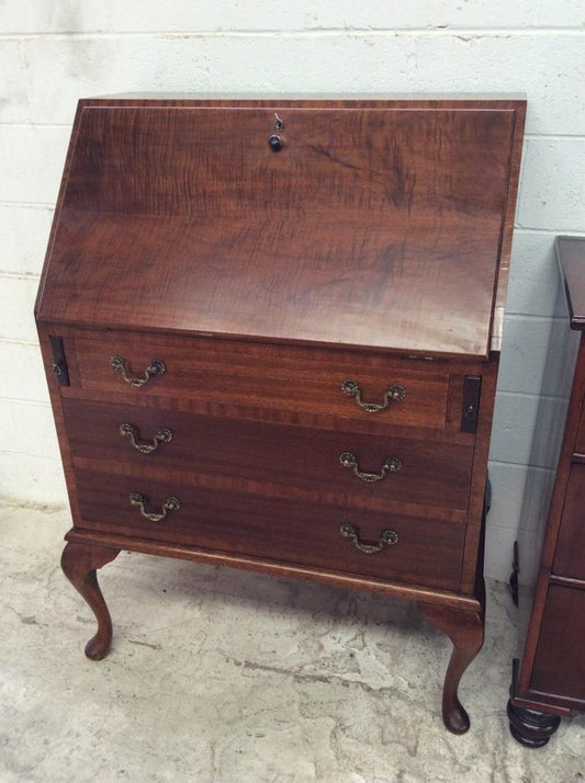 Solid Mahogany Bureau Secretaire