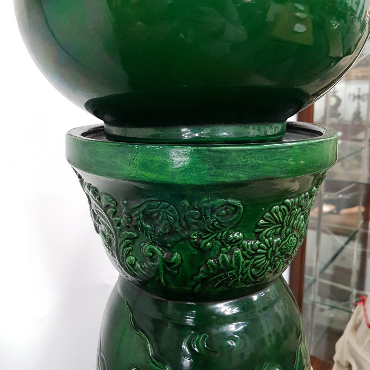 Victorian Majolica Jardiniere With Stand | Antique & Vintage | Moonee Ponds Antiques | Australia Wide