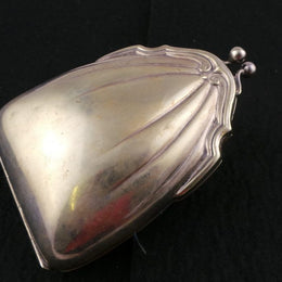 Antique Edwardian Silver Plated Coin Purse