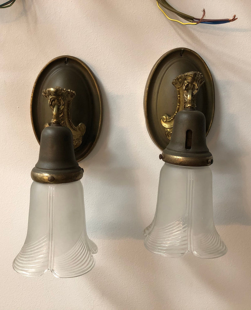 Beautiful French wall lamps