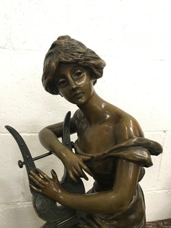 Large French Art Nouveau Female Bronze Sculpture | Antique & Vintage | Moonee Ponds Antiques | Australia Wide Delivery