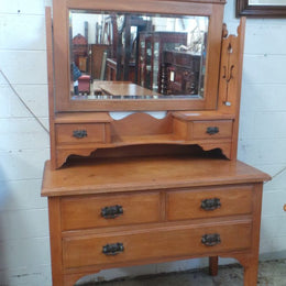 Edwardian Pine Dressing Table