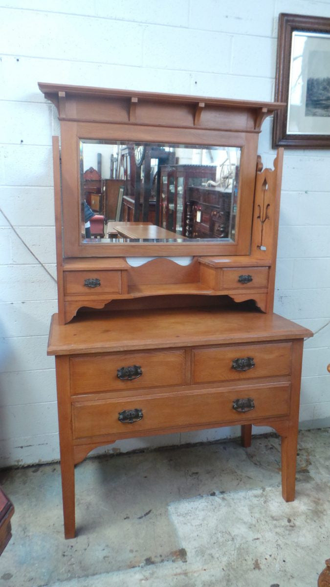 Edwardian Pine Dressing Table