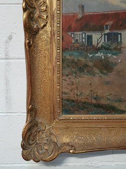 Framed French Oil Painting | Antique & Vintage | Moonee Ponds Antiques | Australia Wide Delivery