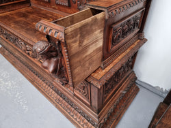 18th Century Carved Italian Renaissance Style Hall Seat | Antique & Vintage | Moonee Ponds Antiques | Australia Wide Delivery