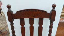 Pair of Oak Jacobean Carver Chairs | Antique & Vintage | Moonee Ponds Antiques | Australia Wide Delivery