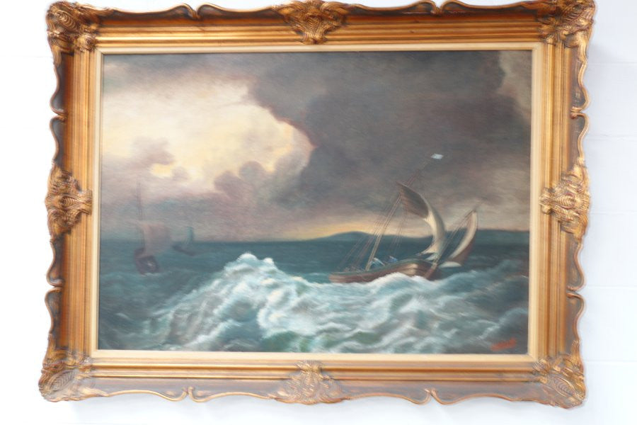 French Oil Painting-1 | Antique & Vintage | Moonee Ponds Antiques | Australia Wide Delivery