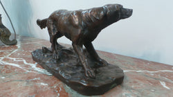 An Antique Classical French Bronze Of A Red Setter | Antique & Vintage | Moonee Ponds Antiques | Australia Wide Delivery