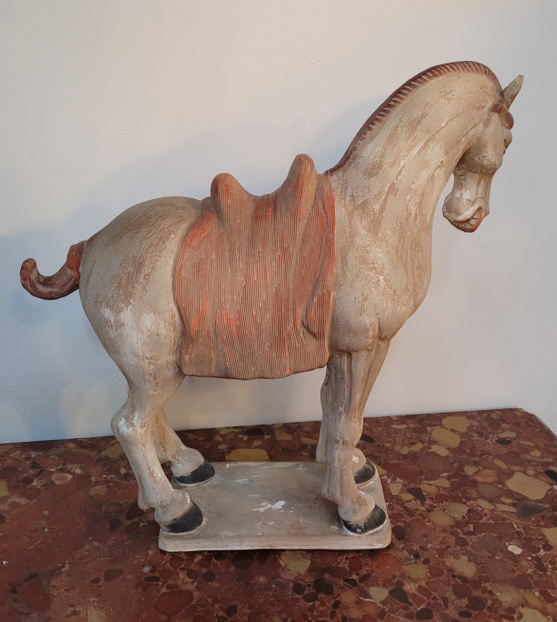 Detailed Terracotta Copy of Tang Dynasty Horse
