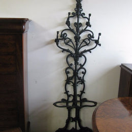 Victorian Cast Iron Hall Stand