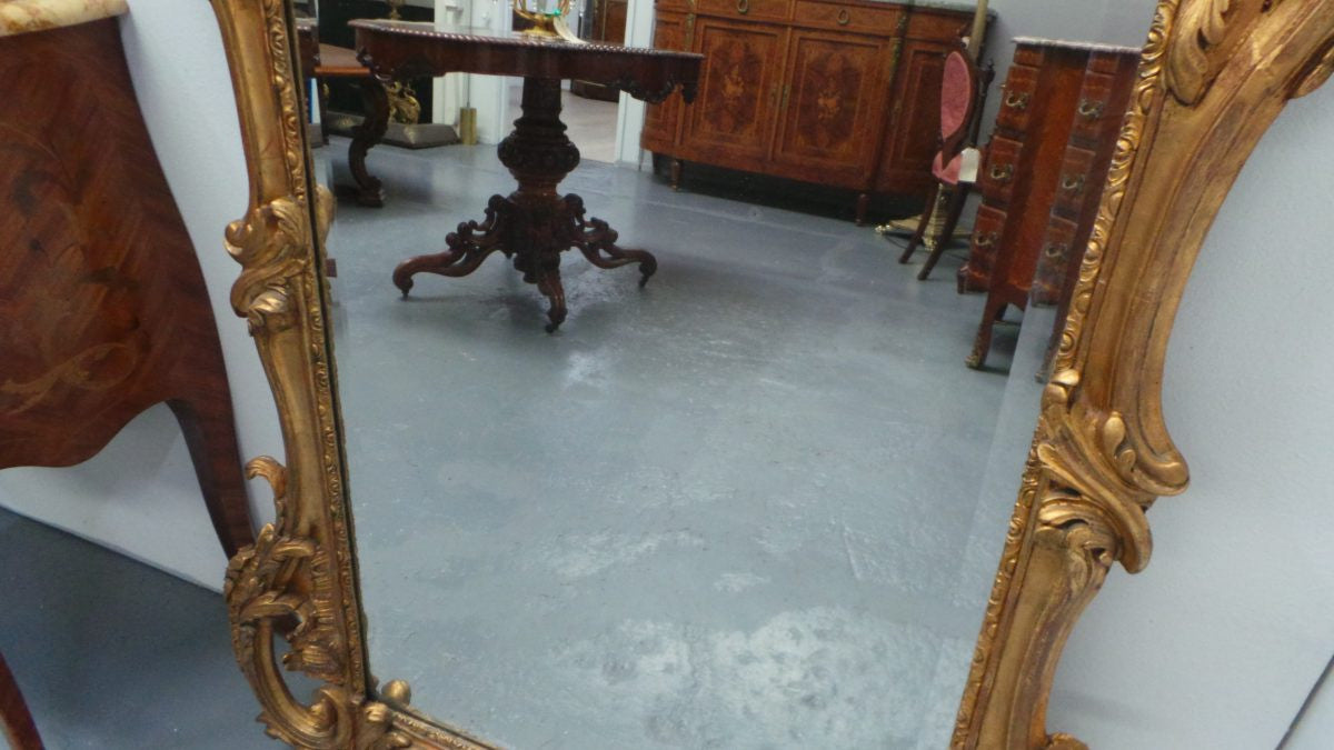 An Early 19 th Century Rare Rococo Highly Decorative Large Mirror | Antique & Vintage | Moonee Ponds Antiques | Australia Wide Delivery