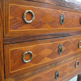French Parquetry Inlay Commode