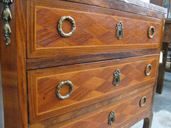 French Parquetry Inlay Commode | Antique & Vintage | Moonee Ponds Antiques | Australia Wide Delivery