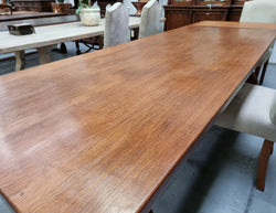 French Light Oak Spanish Style Extension Table | Antique & Vintage | Moonee Ponds Antiques | Australia Wide Delivery