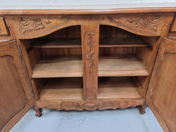 French Oak Louis XV Style Sideboard With Two Drawers & Four Cupboards | Antique & Vintage | Moonee Ponds Antiques | Australia Wide Delivery