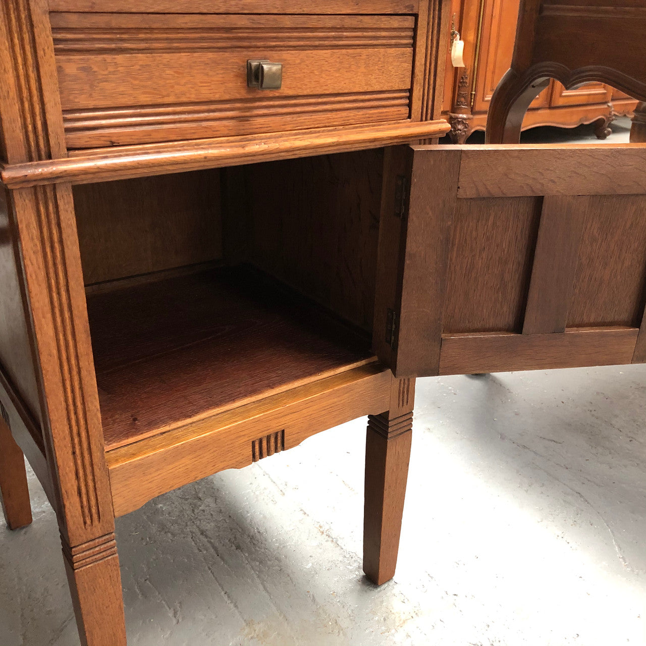 Beautiful pair of Arts and Crafts Bedsides | Antique & Vintage | Moonee Ponds Antiques | Australia Wide Delivery