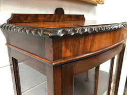 Walnut Chippendale Style Display Cabinet | Antique & Vintage | Moonee Ponds Antiques | Australia Wide Delivery