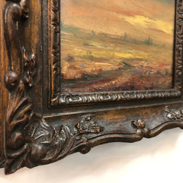 Beautiful Framed Oil On Canvas