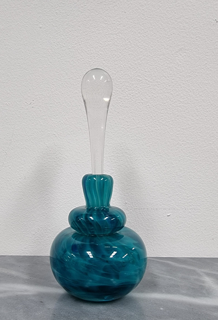 Australian Art Glass Signed “Kylie Nielson” Perfume Bottle | Antique & Vintage | Moonee Ponds Antiques | Australia Wide Delivery