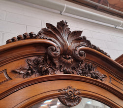 Single Door Walnut Louis XV Style Armoire | Antique & Vintage | Moonee Ponds Antiques | Australia Wide Delivery