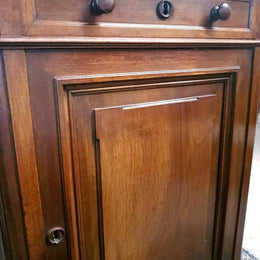 French 19th Century Walnut Pedestal Desk
