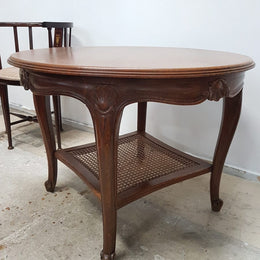 French Oak Coffee Table-3