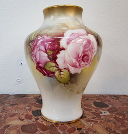 Royal Worcester Hand Painted Vase Signed M. Miller | Antique & Vintage | Moonee Ponds Antiques | Australia Wide Delivery