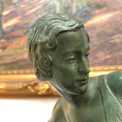 French Art Deco Signed Bronze Of Dianna | Antique & Vintage | Moonee Ponds Antiques | Australia Wide Delivery