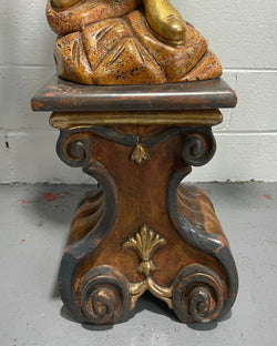 Italian Wooden Carved Blackamoor Lamp | Antique & Vintage | Moonee Ponds Antiques | Australia Wide Delivery