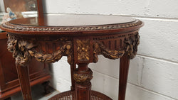 French Louis XVI Style Carved Two Tier Table | Antique & Vintage | Moonee Ponds Antiques | Australia Wide Delivery